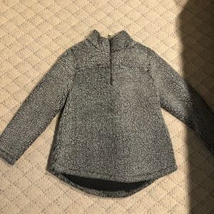 Women’s grey quarter zip fleece